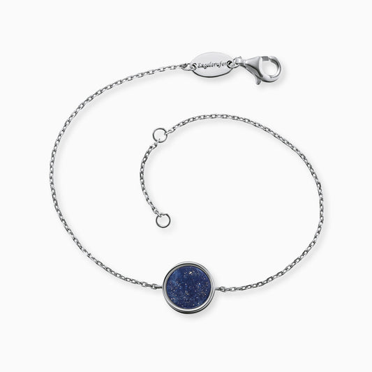Armband 925er Silber mit Kraftstein Lapislazuli