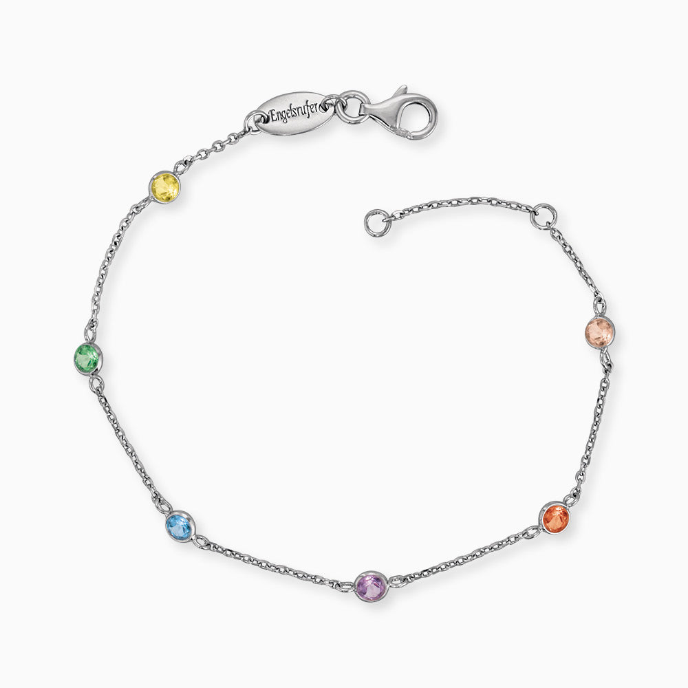 Armband 925er Silber Moonlight mit Zirkonia Multicolor