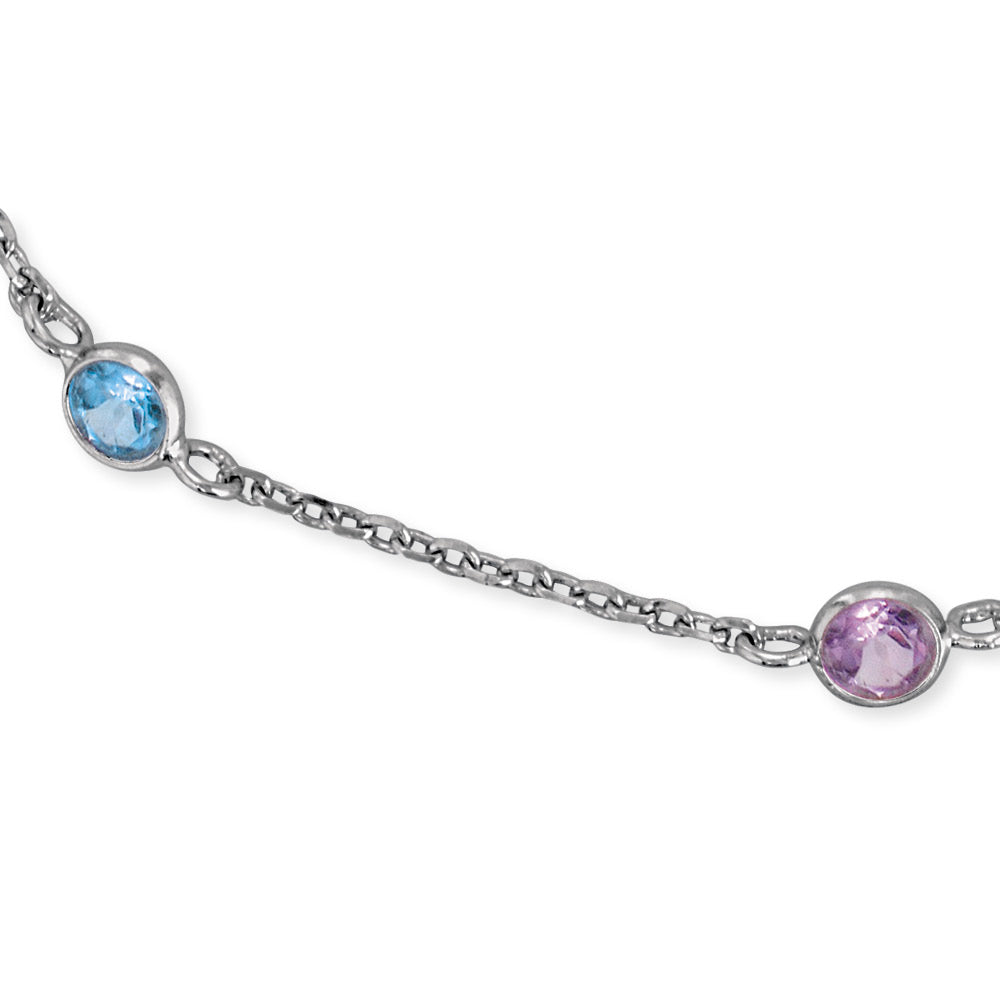 Armband 925er Silber Moonlight mit Zirkonia Multicolor