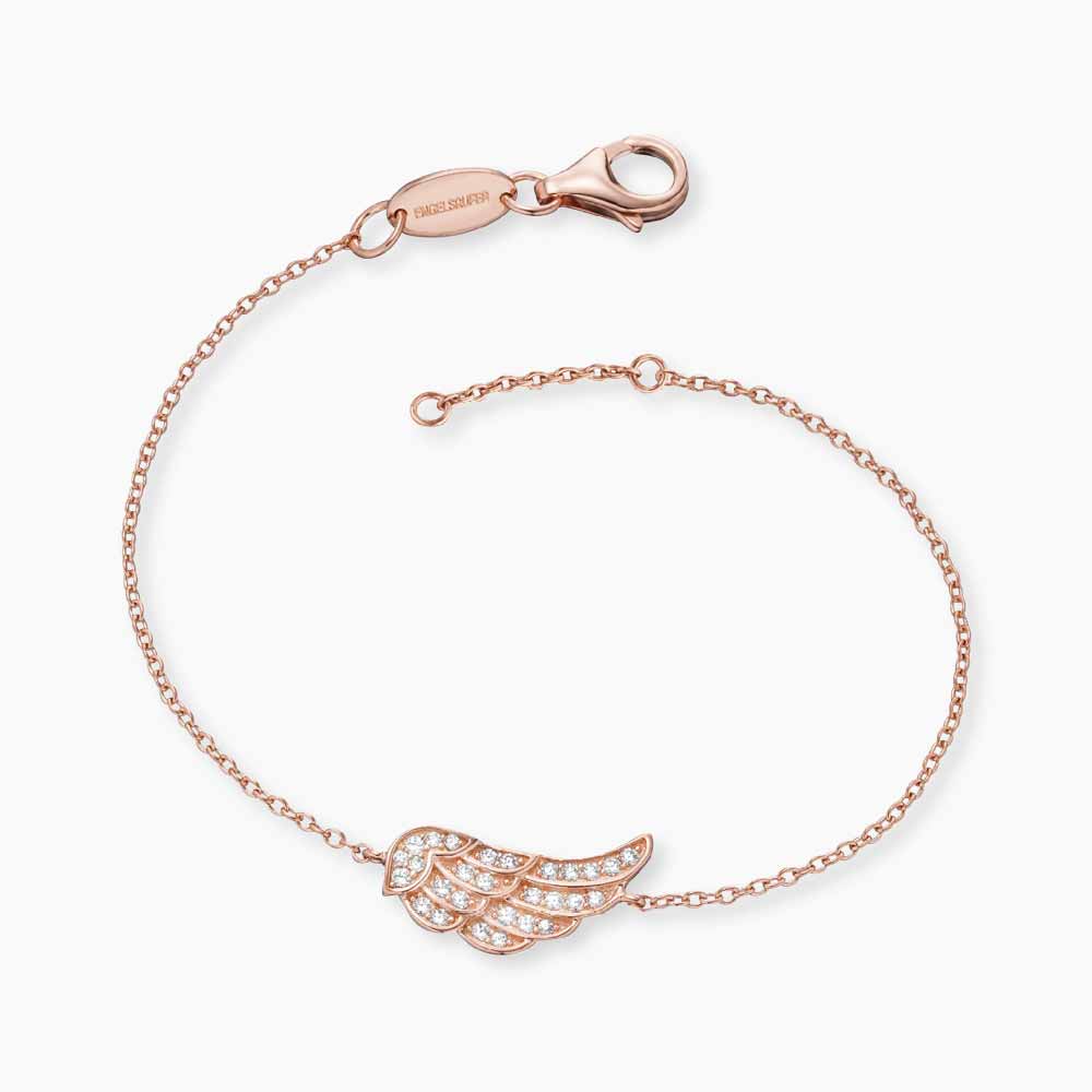 Armband 925er Silber Flügel mit Zirkonia