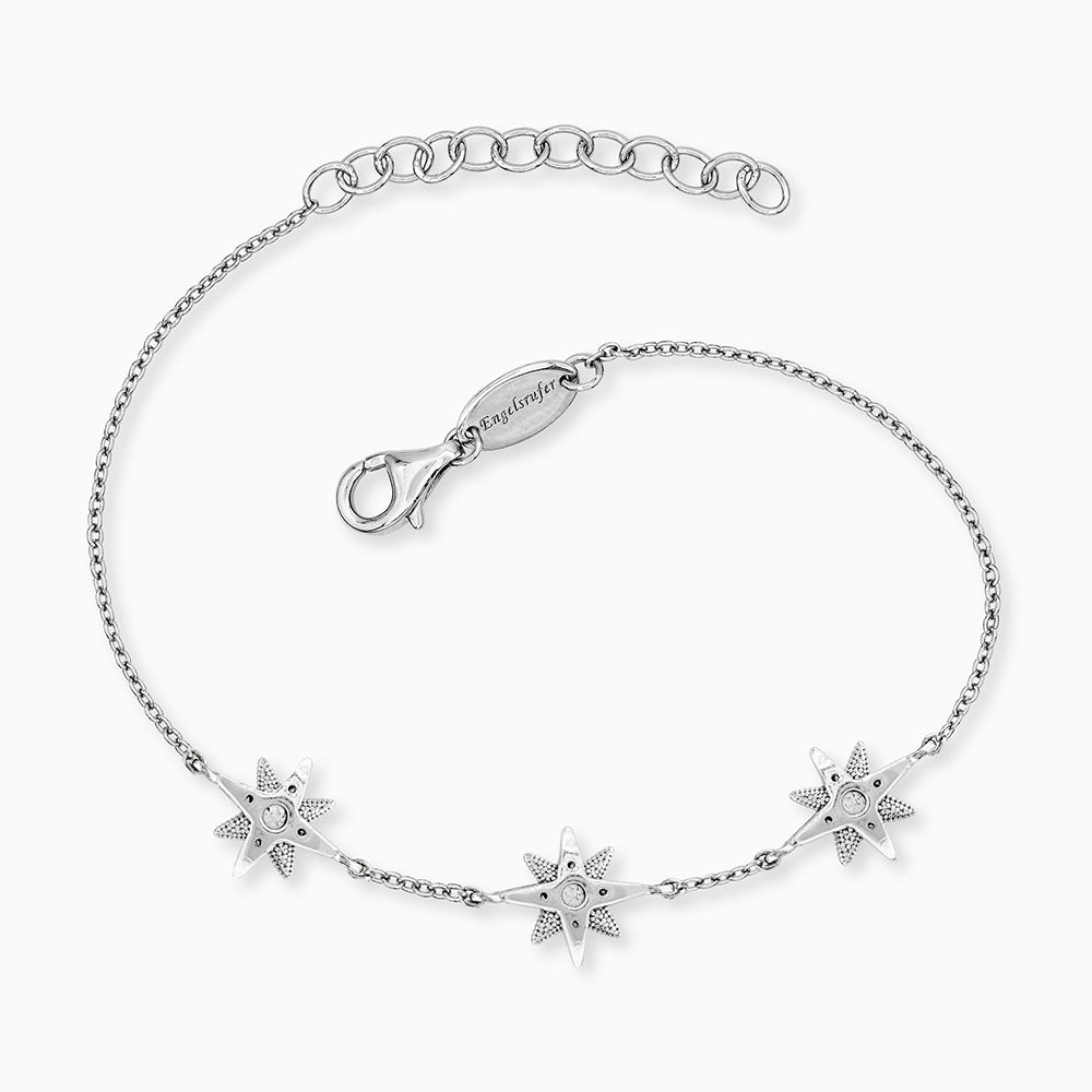 Armband 925er Silber Stern mit Zirkonia