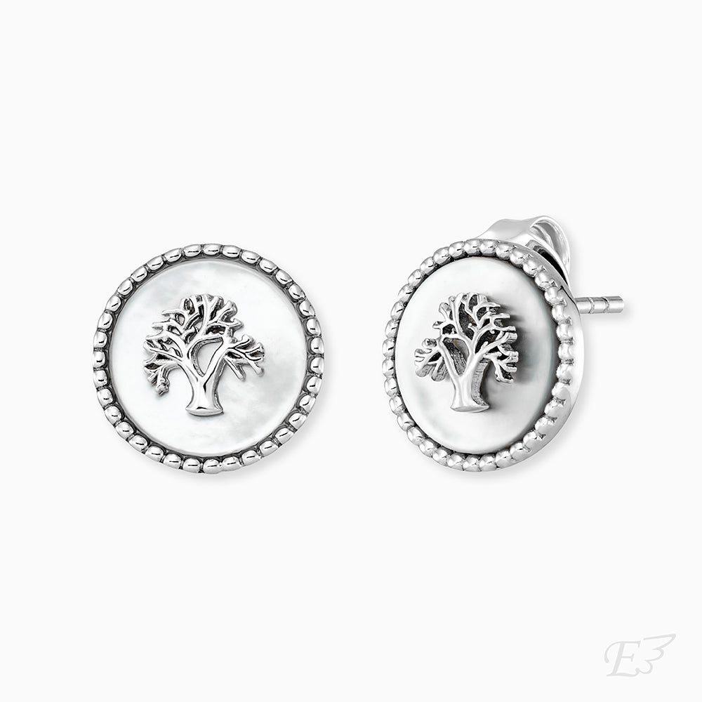 Ohrstecker 925er Silber Lebensbaum