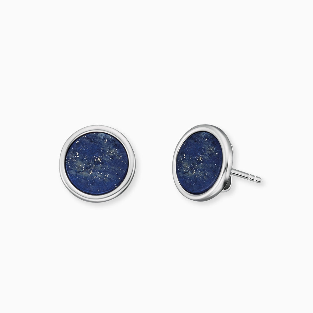 Ohrstecker 925er Silber mit Kraftstein Lapislazuli