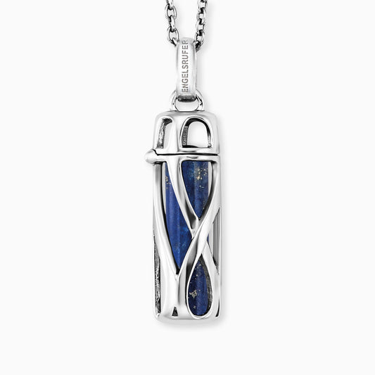 Halskette 925er Silber Powerful Stone mit Kraftstein Lapislazuli Größe S