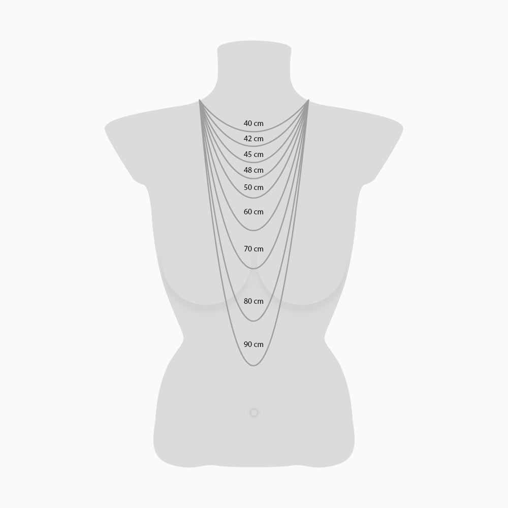 Halskette 925er Silber Fische mit Kraftstein Blauer Achat und Zirkonia