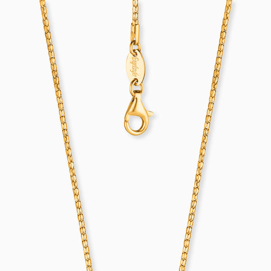 Koreanerkette 925er Silber Gold