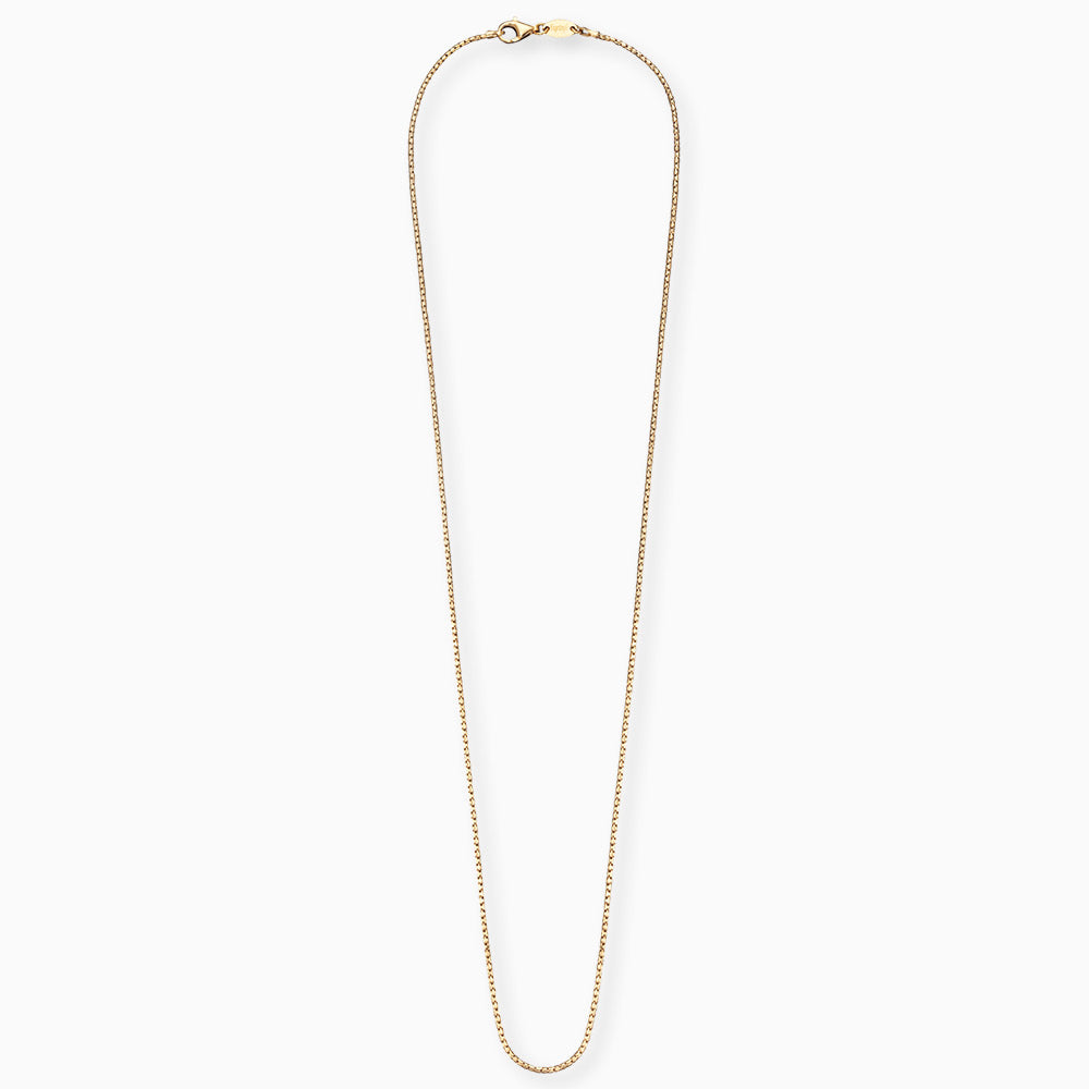 Koreanerkette 925er Silber Gold