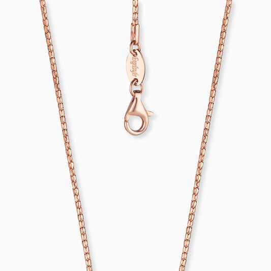 Koreanerkette 925er Silber Roségold