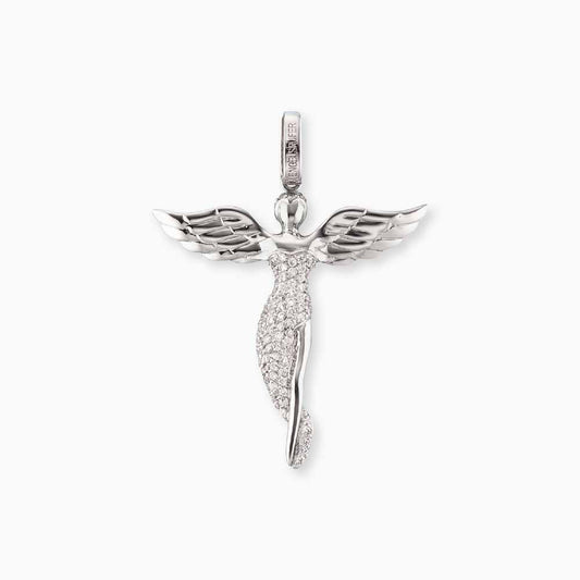 Anhänger 925er Silber Schutzengel mit Zirkonia