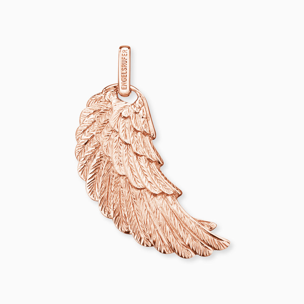 Anhänger 925er Silber Flügel Roségold