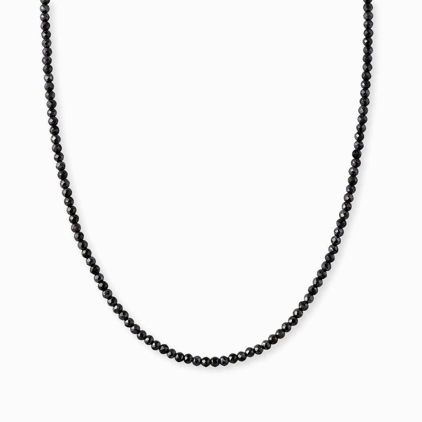 Halskette 925er Silber mit Spinellperlen