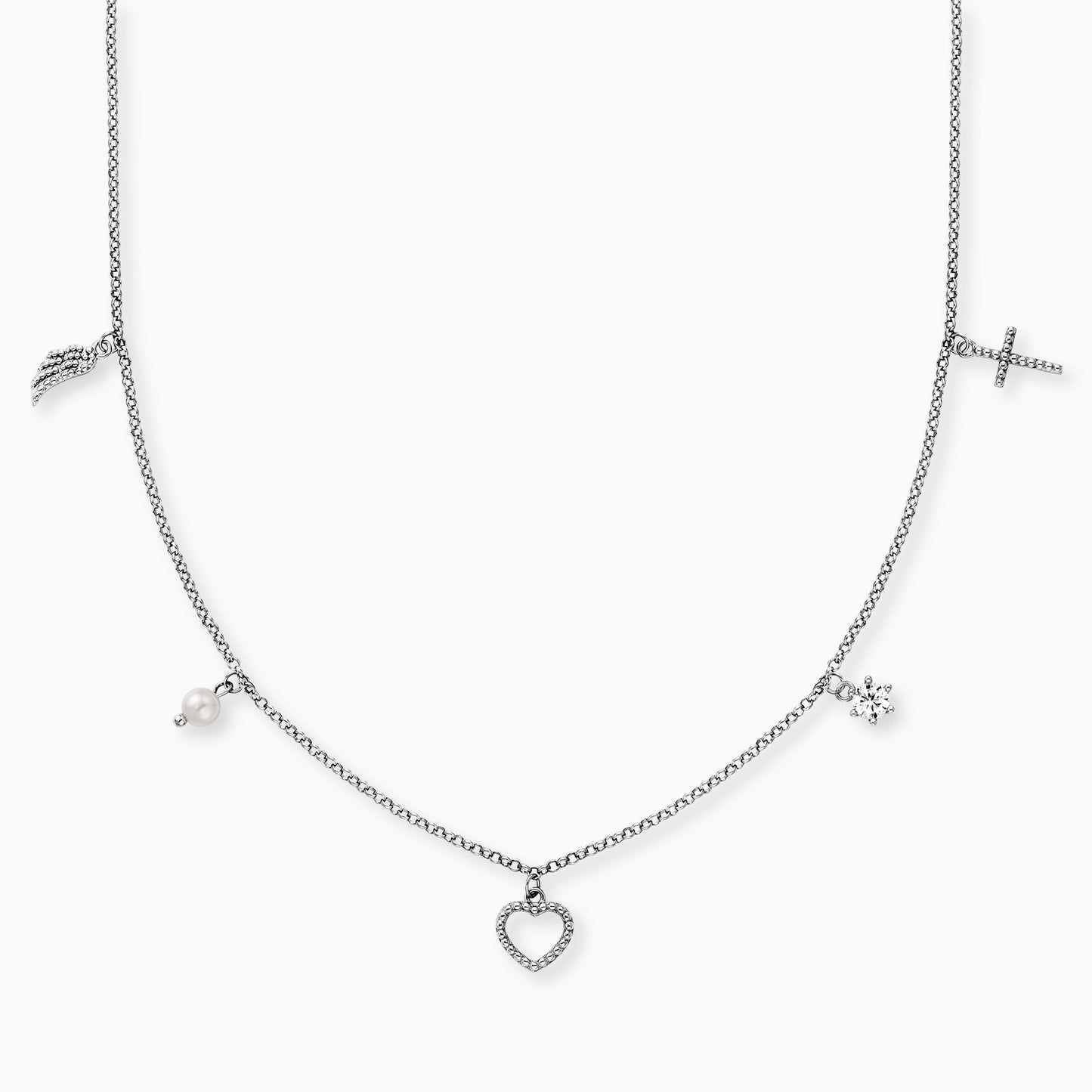 Kette Glaube, Liebe und Hoffnung Silber mit Zirkonia