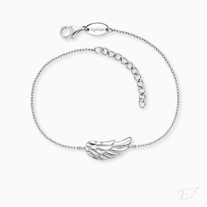 Engelsrufer women's bracelet in silver with angel wings