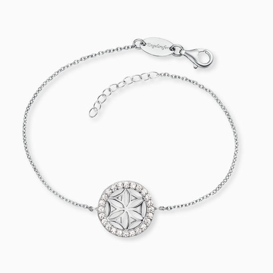 Engelsrufer Armband silber Lebensblume Symbol mit Zirkonia