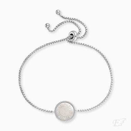 Engelsrufer women's bracelet with compass made of mother-of-pearl in sterling silver