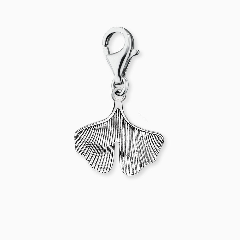 Engelsrufer Charm Ginkgo Leaf Silver Women