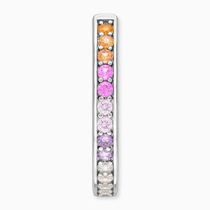 Engelsrufer Creole silver rainbow with zirconia multicolor