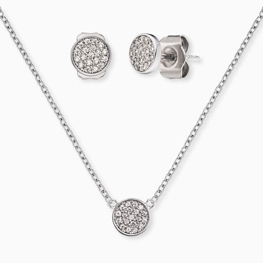 Set 3 Luna Silber mit Zirkonia