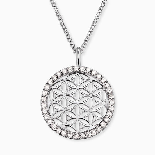 Engelsrufer necklace flower of life with zirconia