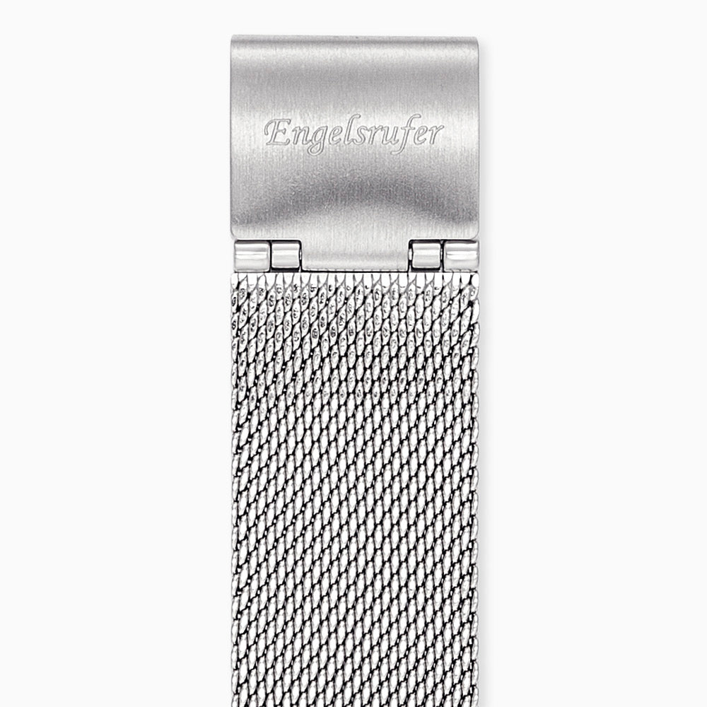 Engelsrufer women's replacement bracelet mesh watch silver 14 mm