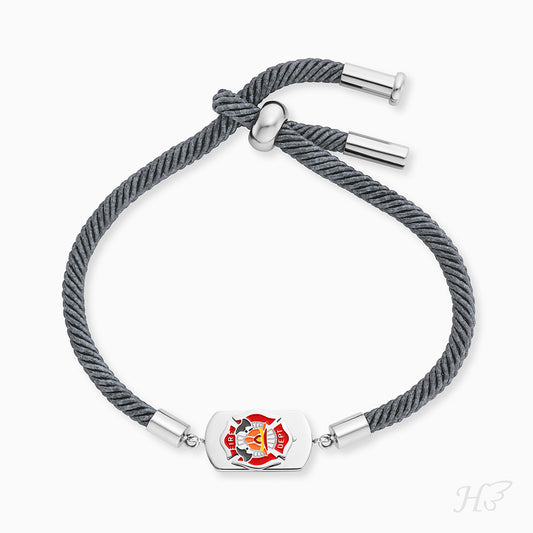 Engelsrufer children's bracelet boys stainless steel with enamel fire department