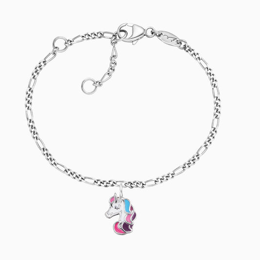 Engelsrufer children's bracelet Eihnhorn silver with enamel