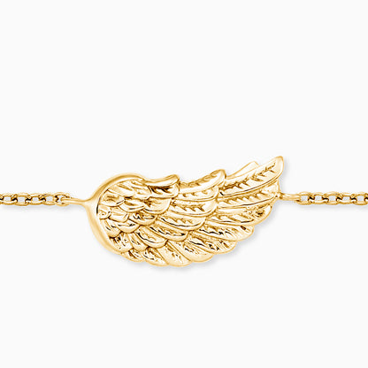 Engelsrufer girls children's bracelet with wings in gold