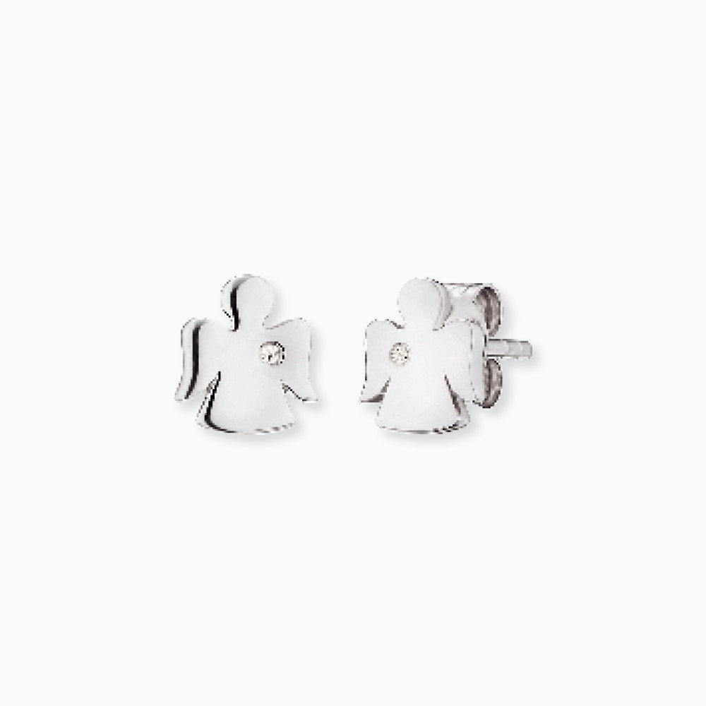 Engelsrufer girls ear studs silver angel with zirconia